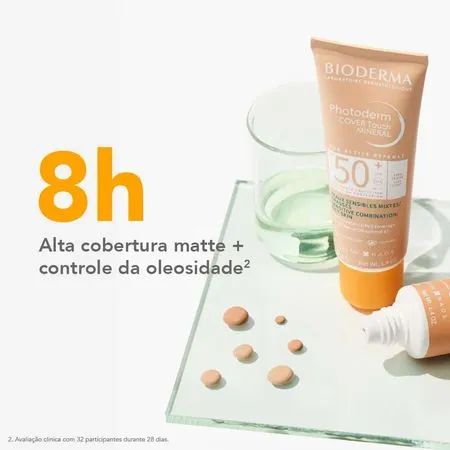 Protetor Solar Facial Bioderma Photoderm Cover Touch FPS 50+ – Muito Claro - Imagem 3