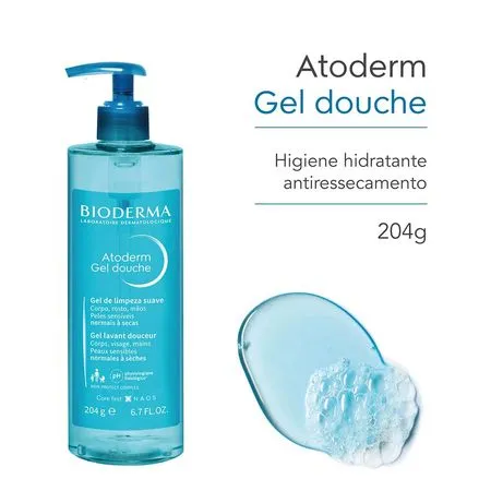 Atoderm Gel Douche Bioderma – Gel de Banho Hidratante – 200ml - Imagem 2