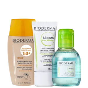 Kit Bioderma Facial Trio (3 Produtos)