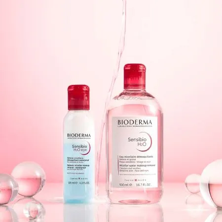 Água Micelar Bifásica para Olhos e Lábios Bioderma Sensibio H2O Eye – 125ml - Imagem 3