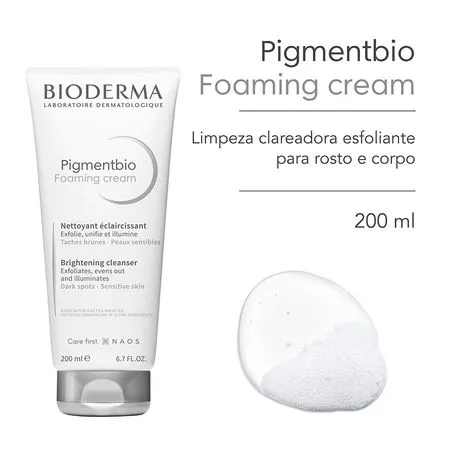 Creme de Limpeza Clareador Bioderma – Pigmentbio Foaming Cream – 200ml - Imagem 4